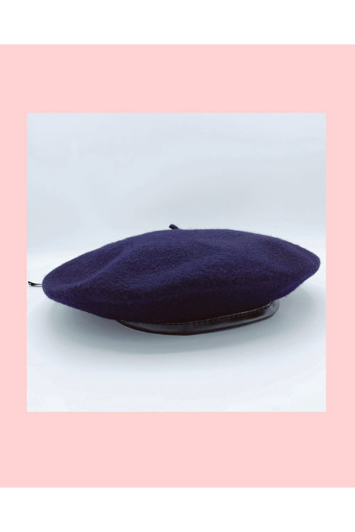 basco nina blu con bordo