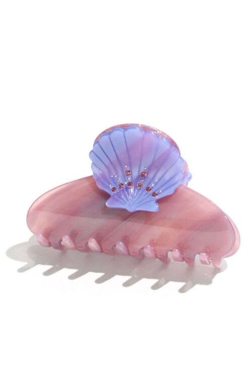 LILAC SHELL HAIR CLAW