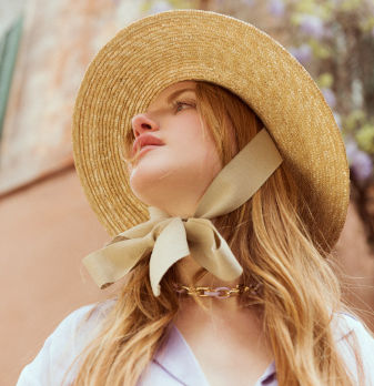 Cruise hat by Leontine Vintage