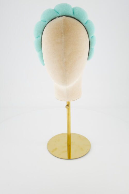 CLOUD HEADBAND IN GREEN SPONGE