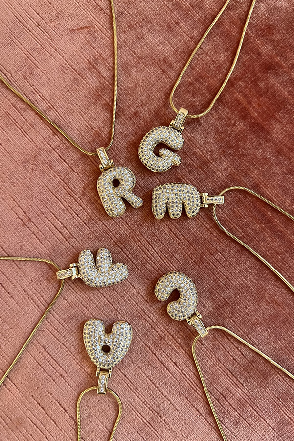 COLLANA SAY YOUR NAME personalizzabile - 1 LETTER