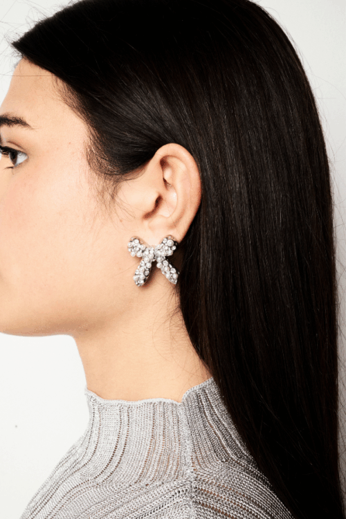 BOW SILVER PERLE E ZIRCONI